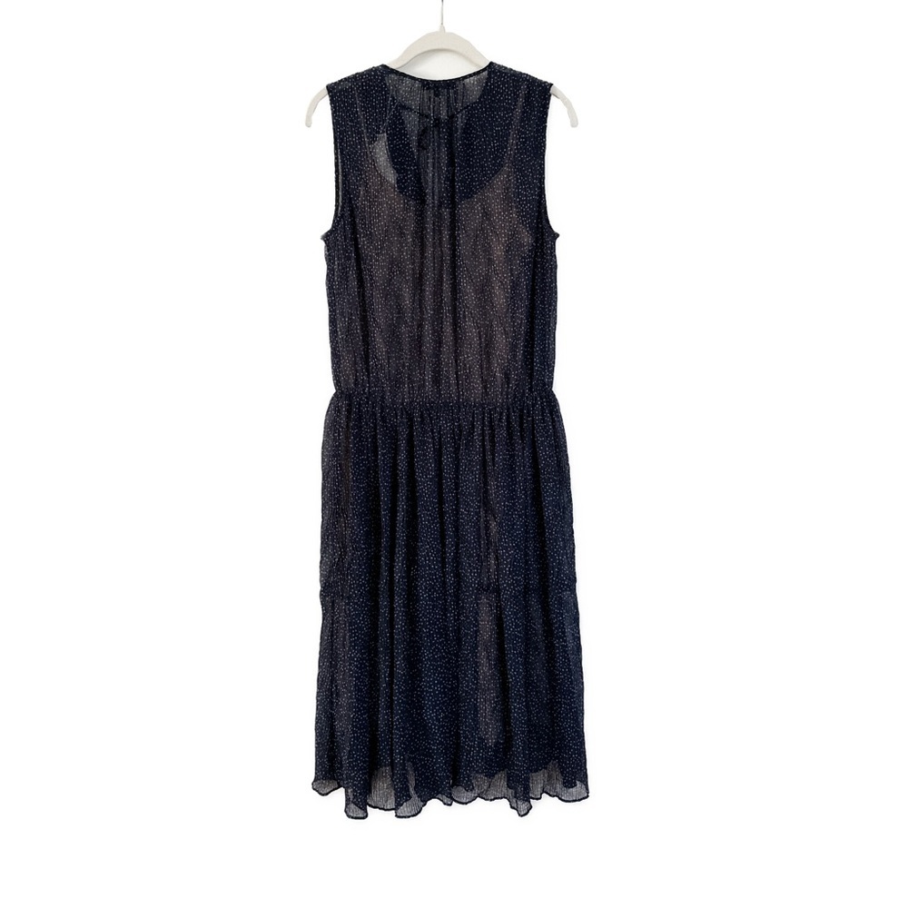 Vince Starry Dot Sleeveless Mini Dress Blue Size XS NWT - Picture 4 of 4